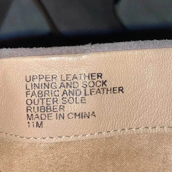 Banana Republic grey suede slouchy heeled boots - Picture 7 of 11